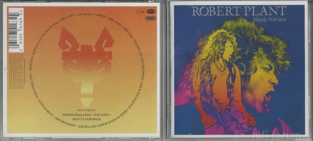 CD Cover (Robert Plant   Manic Nirvana)