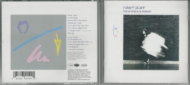 CD-Cover (Robert Plant - The Principle Of Moments)