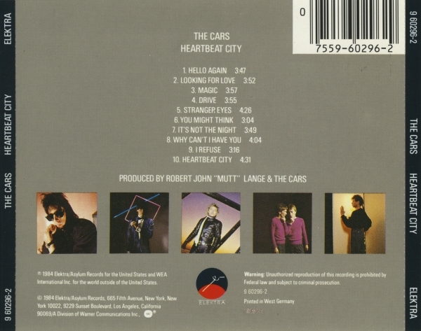 CD Cover (The Cars   Heartbeat City) (2)