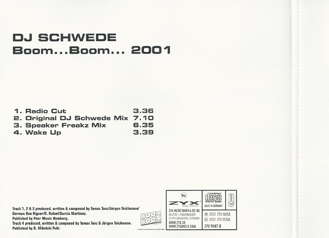 DJ Schwede   Boom   Boom    2001 (2)