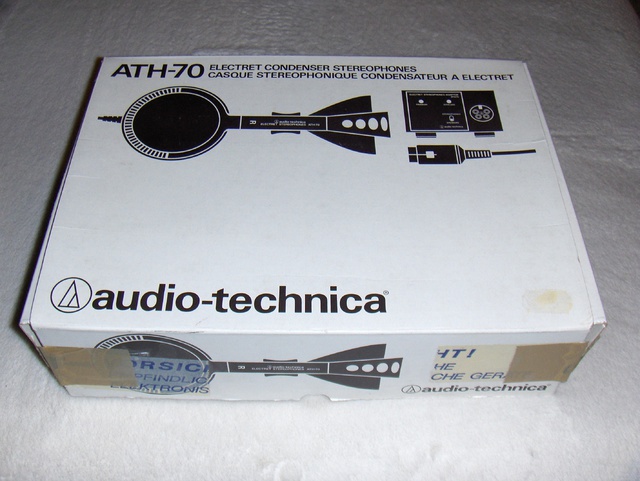 Electret Condenser Kopfhörer   Audio Technica   ATH 70   1975 (01)