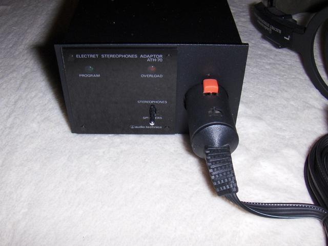 Electret Condenser Kopfhörer   Audio Technica   ATH 70   1975 (04)