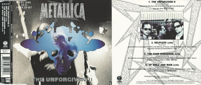 Metallica - The Unforgiven II (Part One Of A Three CD Set)