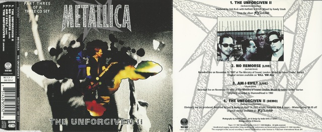 Metallica - The Unforgiven II (Part Three Of A Three CD Set)