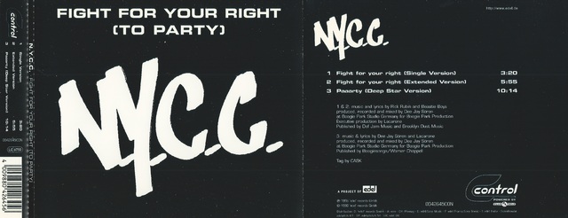 N Y C C    Fight For Your Right (To Party)