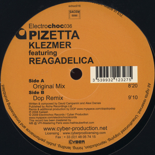 PiZetta Featuring Reagadelica ? Klezmer (01) (Discogs) R-1726221-1268403715