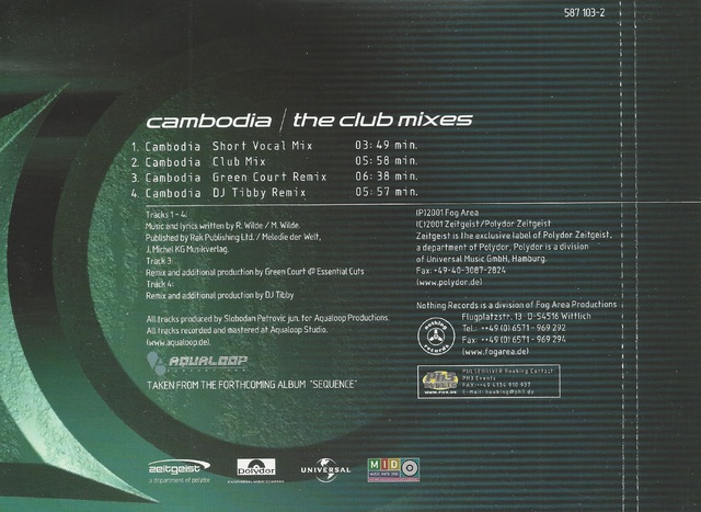 Pulsedriver - Cambodia - The Club Mixes (2)