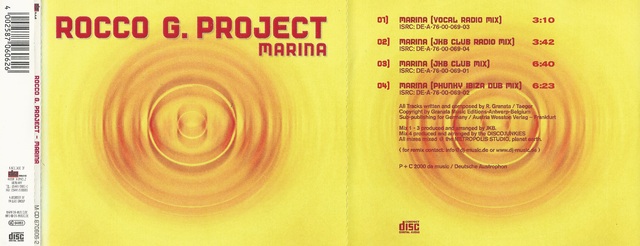 Rocco G  Project   Marina