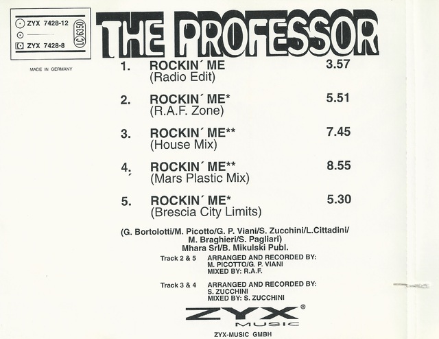 The Professor - Rockin\' Me (2)