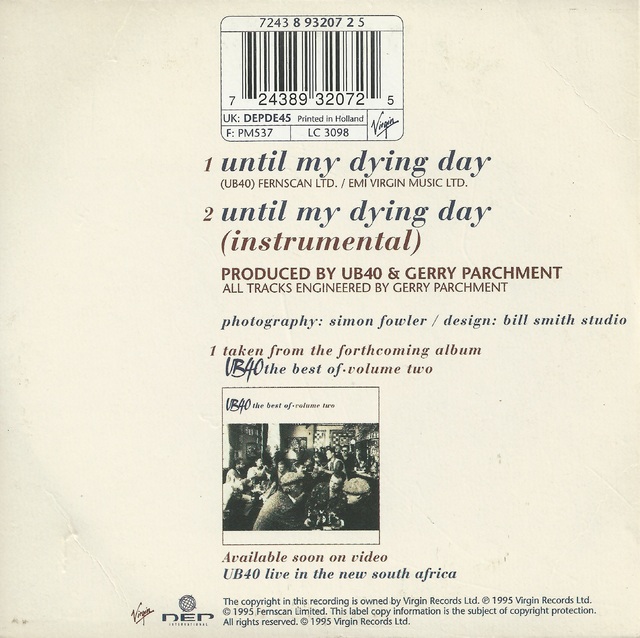 UB40   Until My Dying Day (2)