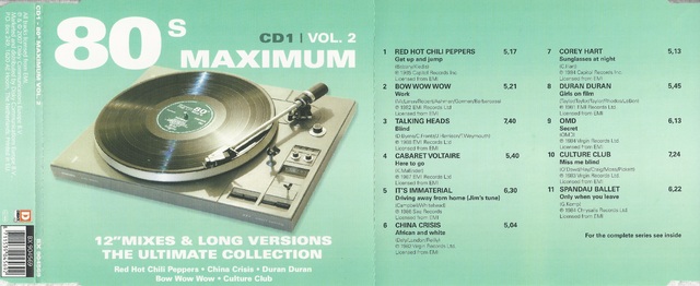 Various Artists - 80s Maximum Vol. 2 (CD 1)