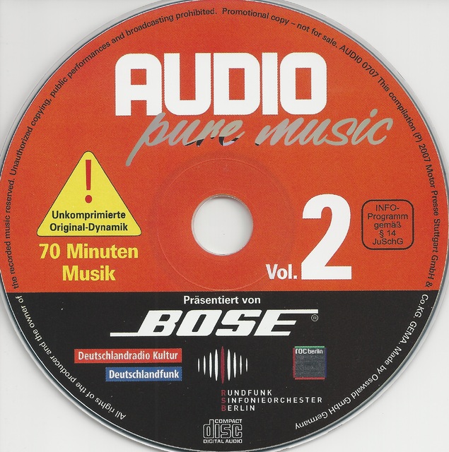 Various Artists - Audio - Audio Pure Music Vol. 2 (3)