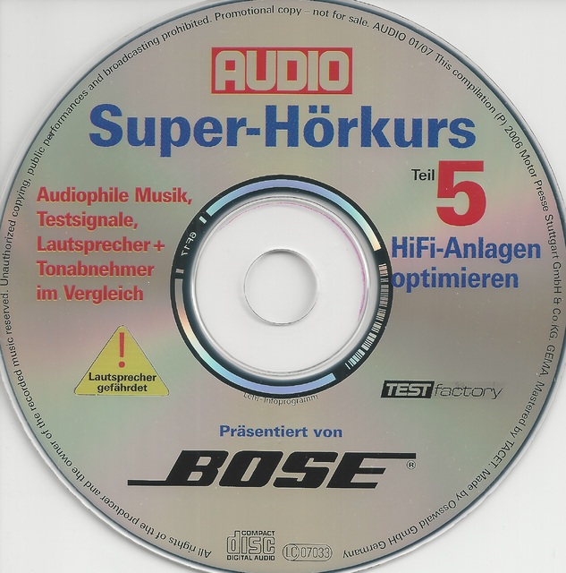 Various Artists - Audio - Audio Super-Hrkurs Teil 5 (4)