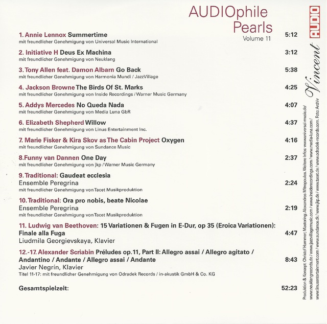 Various Artists - Audio - AUDIOphile Pearls Volume 11 (2)