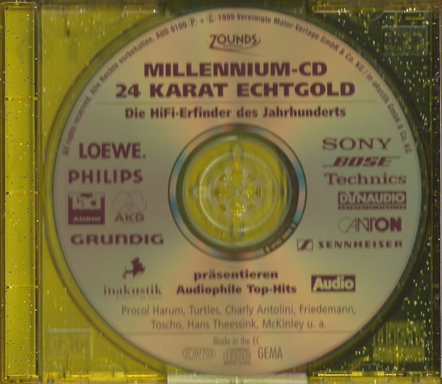 Various Artists   Audio   Millennium CD 24 Karat Echtgold (3)