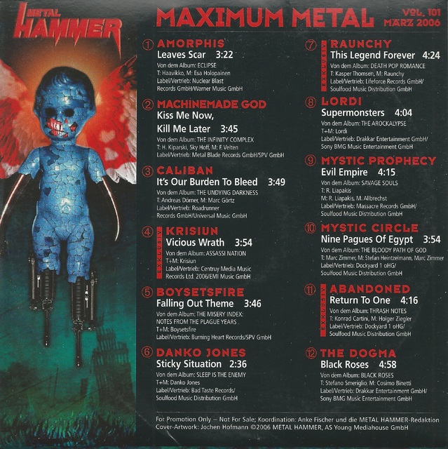 Various Artists - Metal Hammer - Maximum Metal Vol. 101 (03-2006) (2)