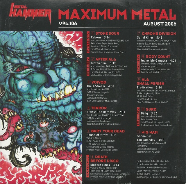 Various Artists - Metal Hammer - Maximum Metal Vol. 106 (08-2006) (2)