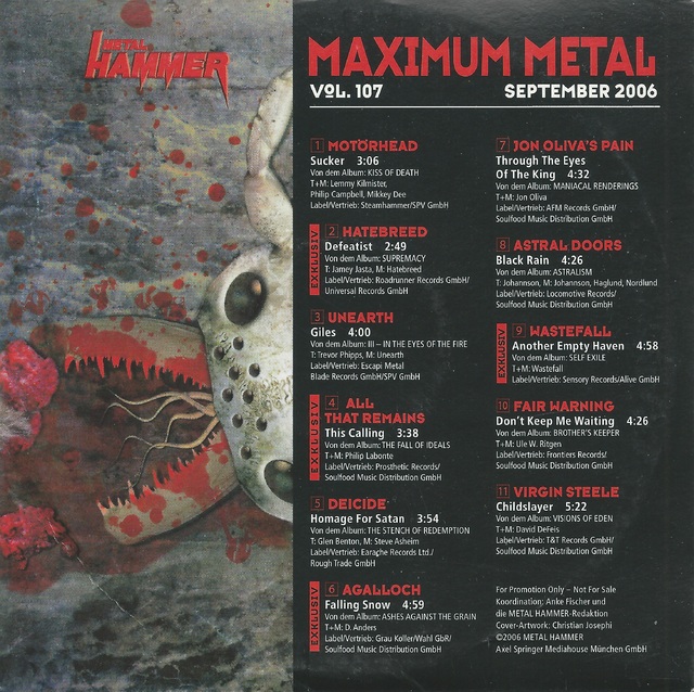 Various Artists - Metal Hammer - Maximum Metal Vol. 107 (09-2006) (2)