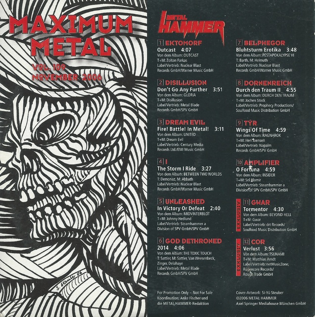 Various Artists - Metal Hammer - Maximum Metal Vol. 109 (11-2006) (2)