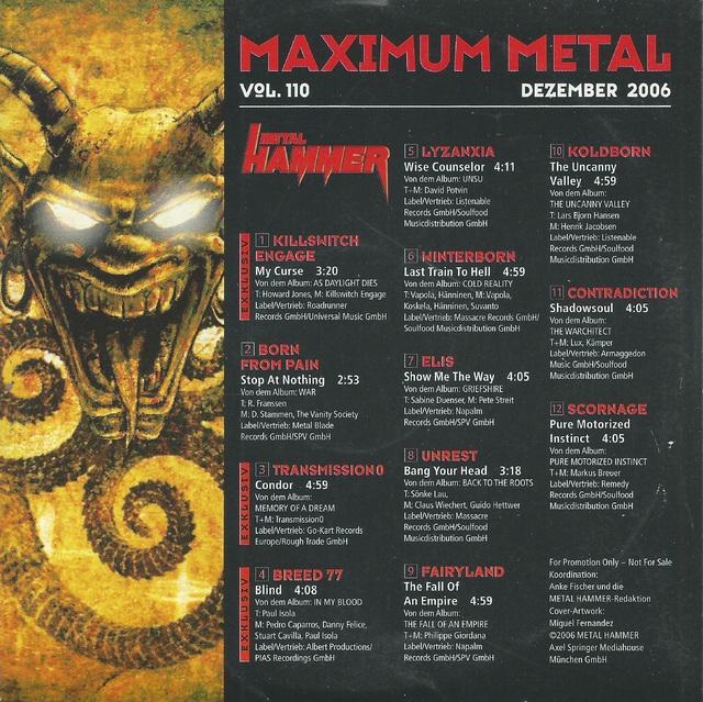 Various Artists - Metal Hammer - Maximum Metal Vol. 110 (12-2006) (2)