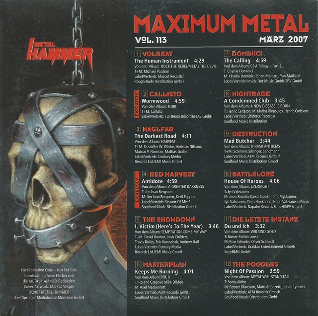Various Artists - Metal Hammer - Maximum Metal Vol. 113 (03-2007) (2)