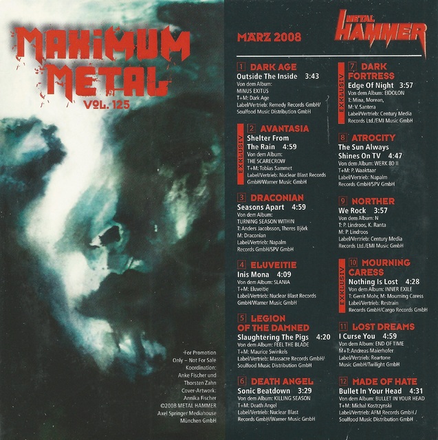 Various Artists - Metal Hammer - Maximum Metal Vol. 125 (03-2008) (2)