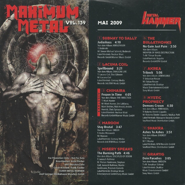 Various Artists   Metal Hammer   Maximum Metal Vol  139 (05 2009) (2)