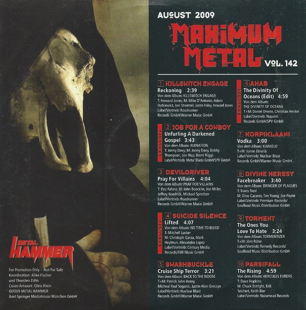 Various Artists - Metal Hammer - Maximum Metal Vol. 142 (08-2009) (2)