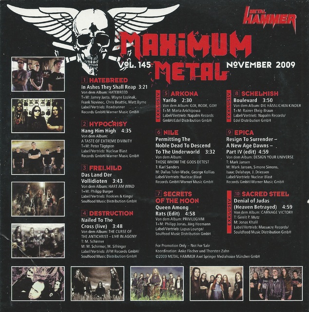 Various Artists - Metal Hammer - Maximum Metal Vol. 145 (11-2009) (2)