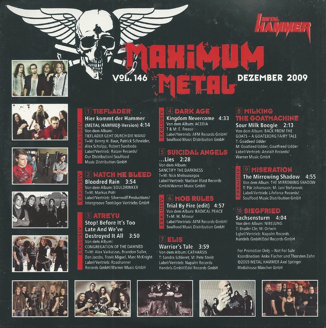 Various Artists - Metal Hammer - Maximum Metal Vol. 146 (12-2009) (2)