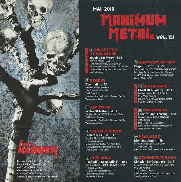 Various Artists - Metal Hammer - Maximum Metal Vol. 151 (05-2010) (2)