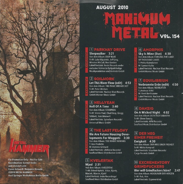 Various Artists - Metal Hammer - Maximum Metal Vol. 154 (08-2010) (2)