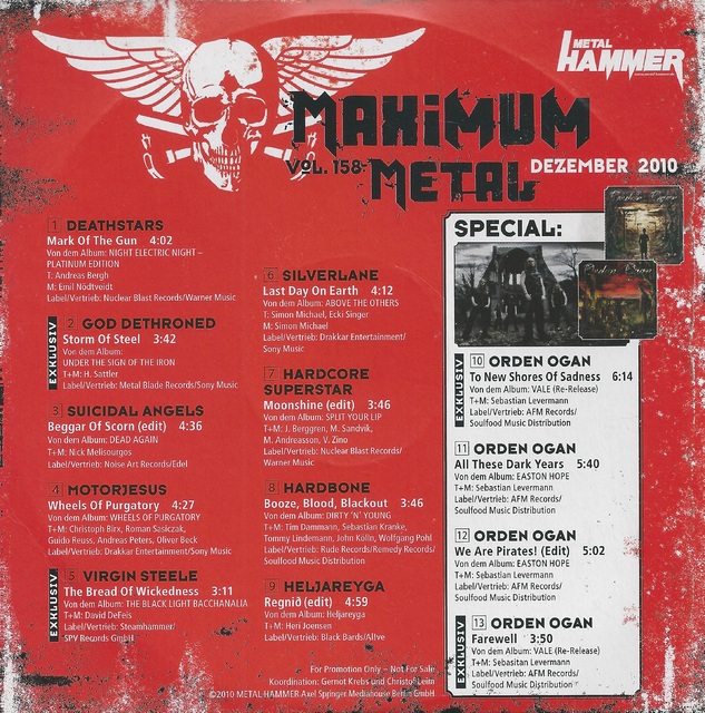 Various Artists   Metal Hammer   Maximum Metal Vol  158 (12 2010) (2)