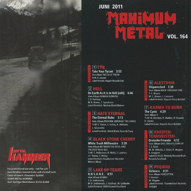 Various Artists - Metal Hammer - Maximum Metal Vol. 164 (06-2011) (2)