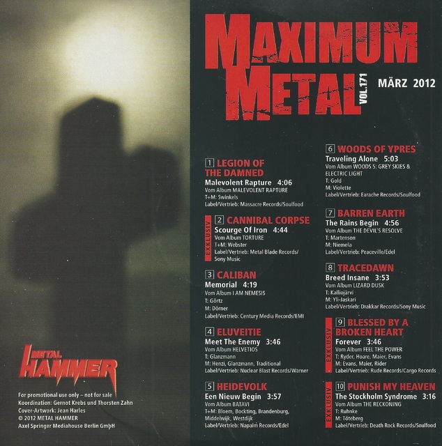 Various Artists - Metal Hammer - Maximum Metal Vol. 171 (03-2012) (2)