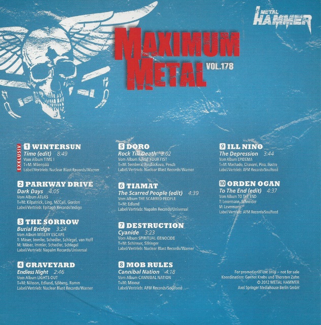 Various Artists - Metal Hammer - Maximum Metal Vol. 178 (2)