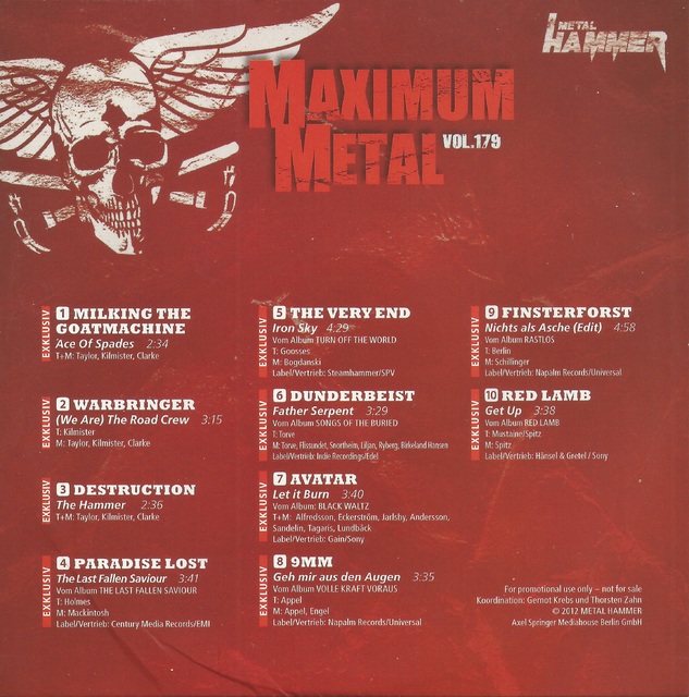 Various Artists - Metal Hammer - Maximum Metal Vol. 179 (2)