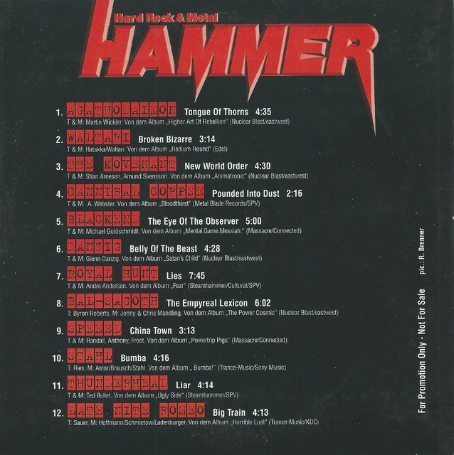 Various Artists   Metal Hammer   Off Road Tracks Vol  25 (2)