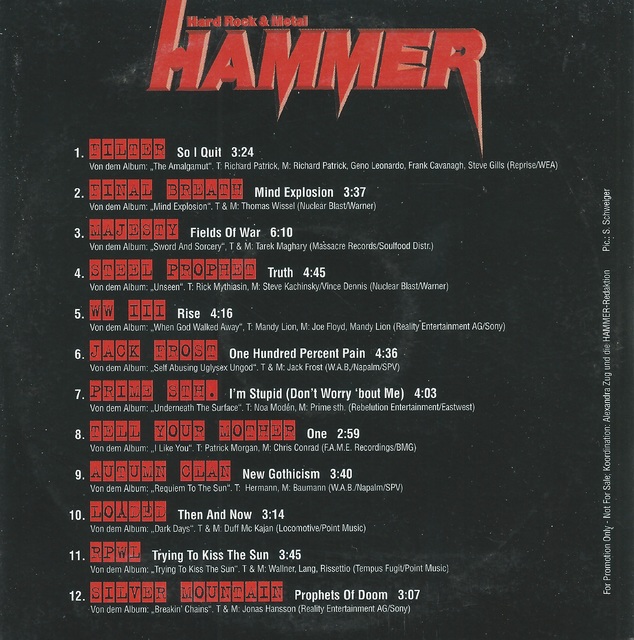Various Artists   Metal Hammer   Off Road Tracks Vol  58 (2)