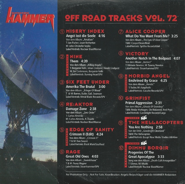 Various Artists   Metal Hammer   Off Road Tracks Vol  72 (2)