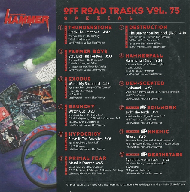 Various Artists - Metal Hammer - Off Road Tracks Vol. 75 Spezial (2)