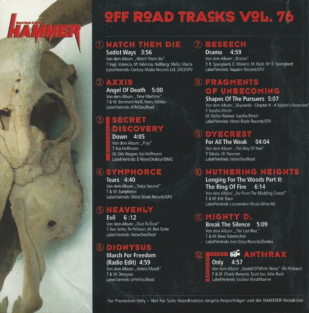 Various Artists - Metal Hammer - Off Road Tracks Vol. 76 (2)