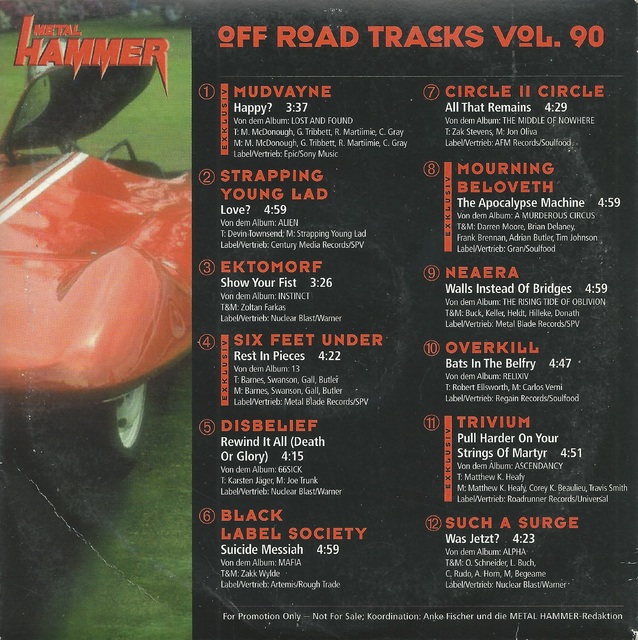 Various Artists   Metal Hammer   Off Road Tracks Vol  90 (2)