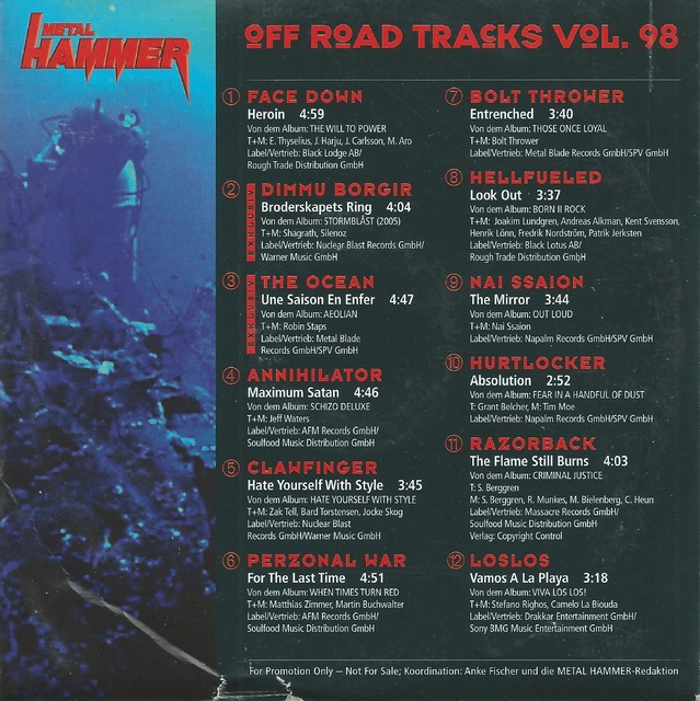 Various Artists - Metal Hammer - Off Road Tracks Vol. 98 (2)