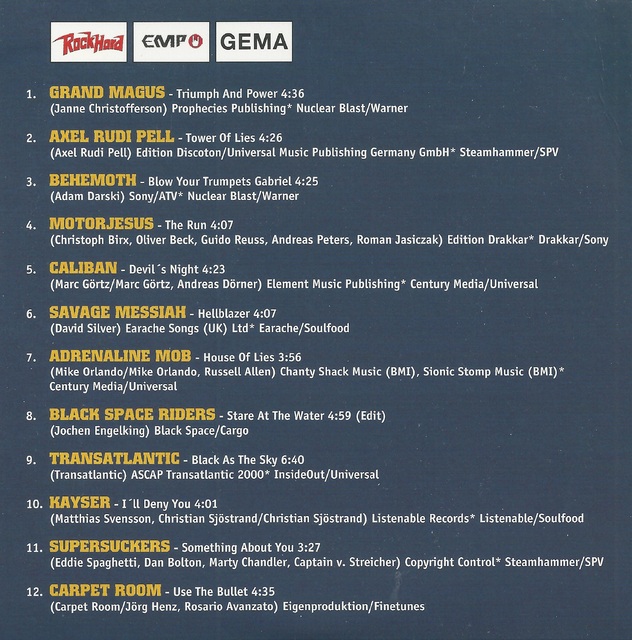 Various Artists - RockHard - Lauschangriff Volume 025 (2)