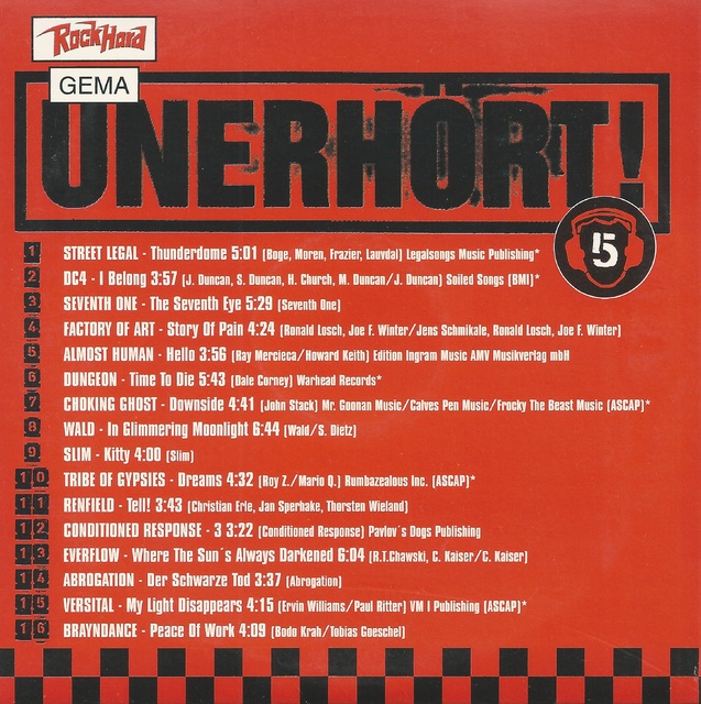 Various Artists - RockHard - Rock Hard Prsentiert Unerhrt (Die Besten Bands Ohne Deal Vol. 5) (2)
