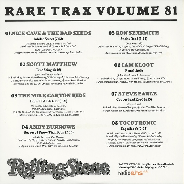 Various Artists - RollingStone - Rare Trax 81 (2)