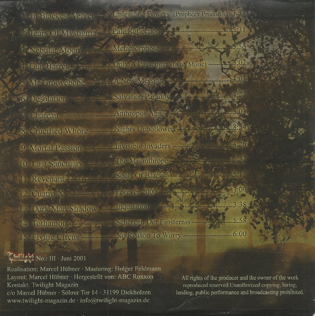 Various Artists   Twilight   Into The Darkness Sampler III (2)