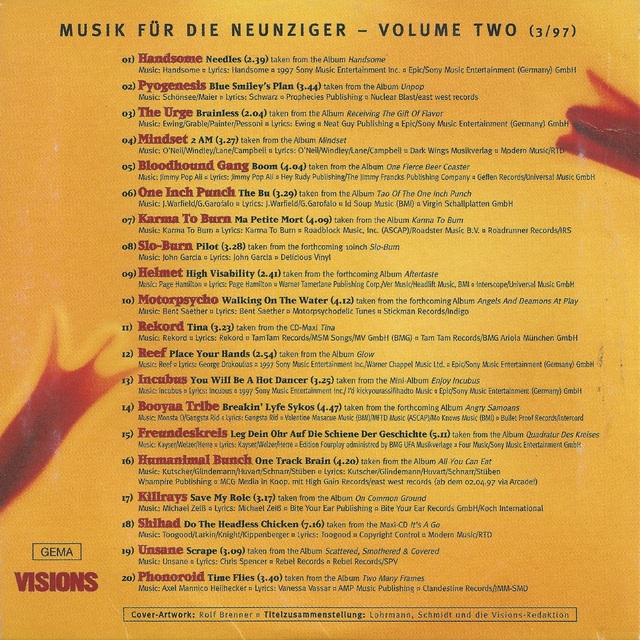Various Artists - Visions - Visions Prsentiert Musik Fr Die Neunziger - Volume Two (3-97) (2)