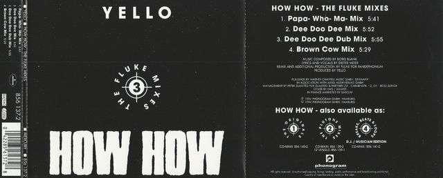 Yello - How How - The Fluke Mixes